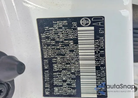 2014 Toyota Corolla L из США, поврежденный, VIN 2T1BURHE7EC150282